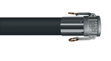 6" x 20' Rubber Suction Hose w/ CG Fittings
